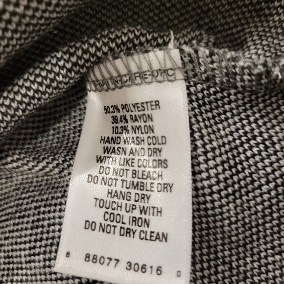 GNW XL Womans Grey Mini Skirt Elastic Waist No Fasteners Pull On - Picture 3 of 6